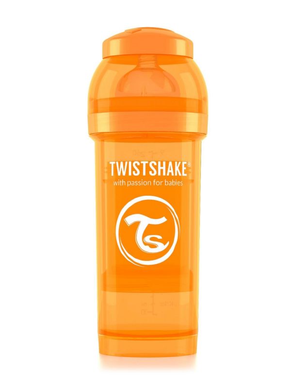 TwistShake tuttipullo on mahtava lisä rintaruokinnan rinnalle. TwistShake tuttipullo pakkaus sisältää lisäksi hyödyllisen säilytyspurkin jossa voi kuljettaa maitojauhetta.