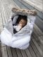 Car Seat Cocoon sujautettava päällinen turvakaukaloon, white