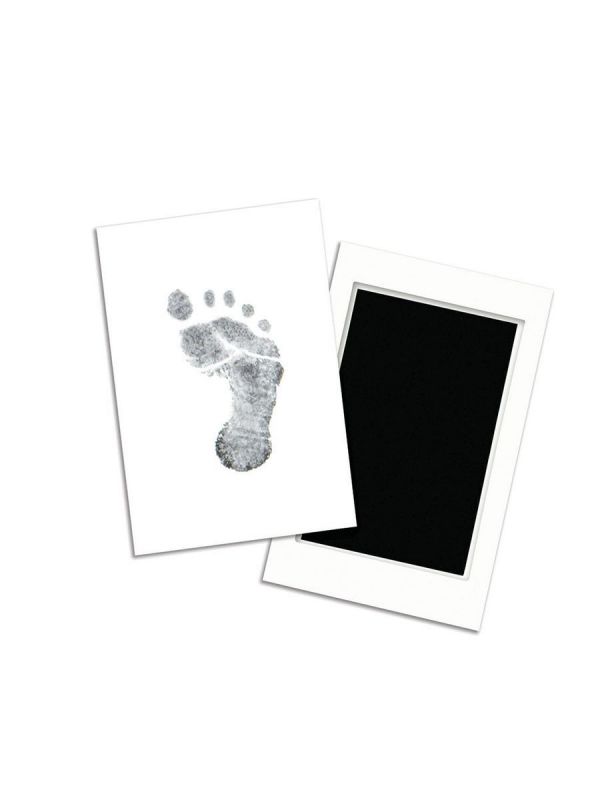 Mustelevy vauvan jalanjäljille, musta