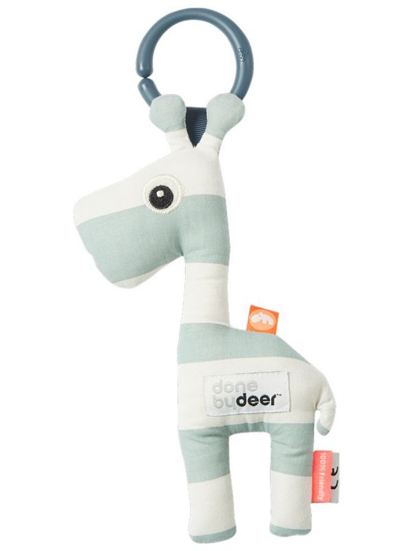 To go friend, Raffi, blue. Ota Done By Deer Nozo leluystävä minne ikinä menetkin. Lelulenkin avulla on helppo kiinnittää Nozo esimerkiksi vaunuun, rattaisiin tai lelukaareen leikkimatossa.