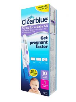 Ovulaatiotestit Clearblue Trying for a baby kit 10+1 kpl