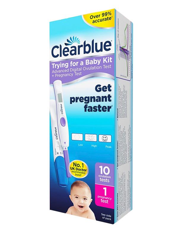 Ovulaatiotestit Clearblue Trying for a baby kit 10+1 kpl