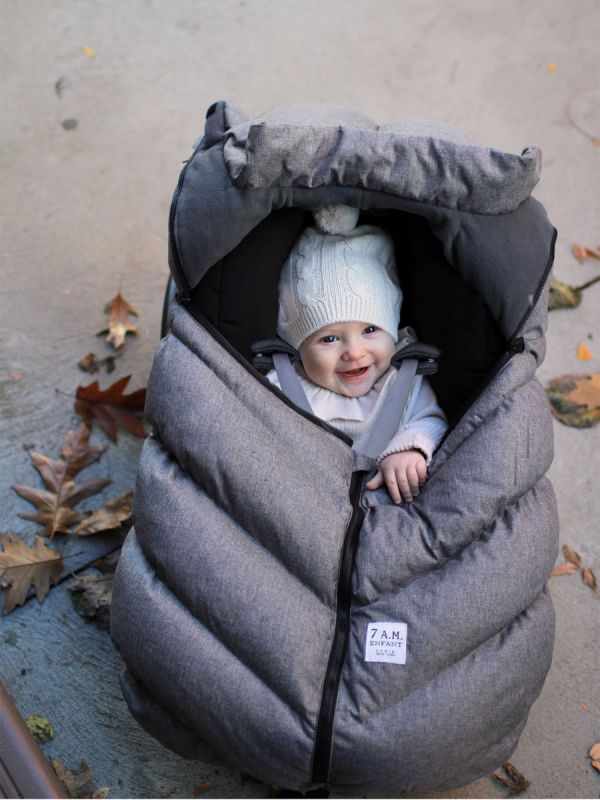 Car Seat Cocoon sujautettava päällinen turvakaukaloon, grey