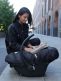 Car Seat Cocoon sujautettava päällinen turvakaukaloon, black