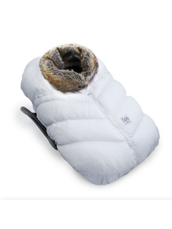 Car Seat Cocoon sujautettava päällinen turvakaukaloon, white