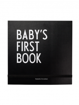 Design Letters Baby´s First Book vauvakirja (musta)