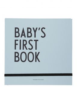 Design Letters - Baby´s First Book vauvakirja - babyblue