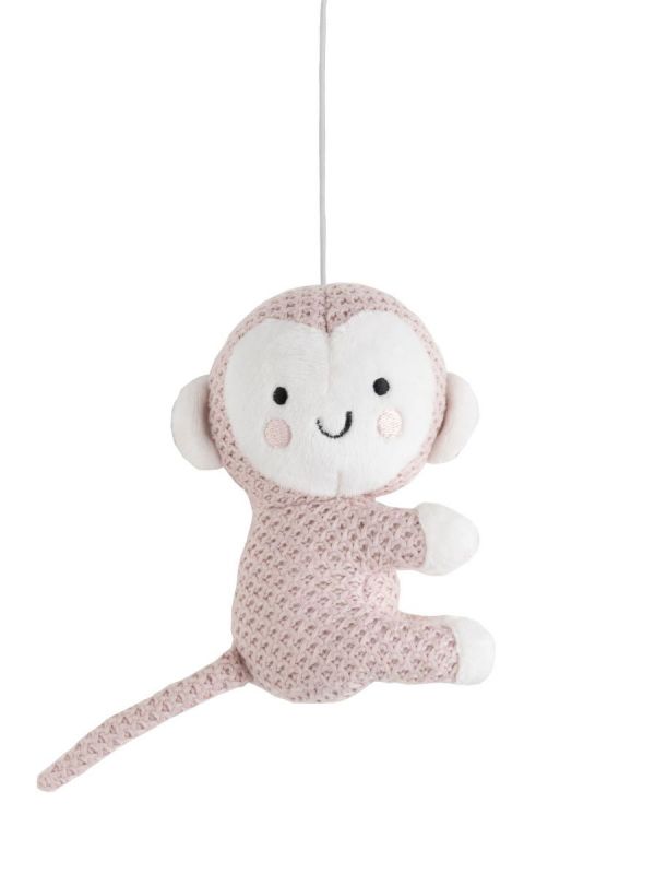 Baby´s Only - mobile pinnasänkyyn Animals, old pink/warm linen