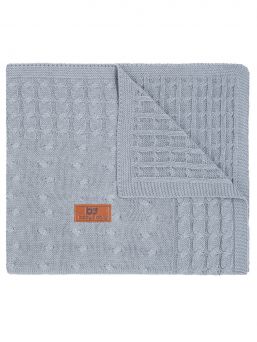 Baby´s Only - Vauvan palmikkoneulos torkkupeitto, Grey