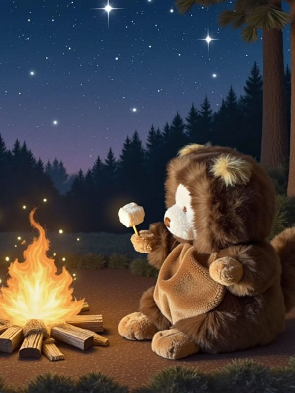 Bukowski Ziggy Squirrel – orava asuun pukeutunut nalle