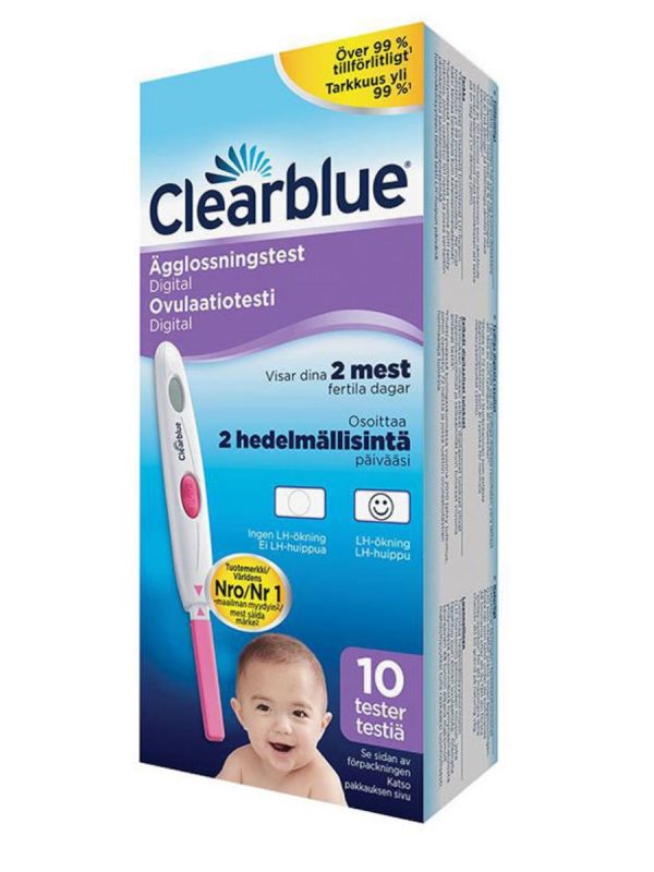 Clearblue Digital ovulaatiotesti 10 kpl