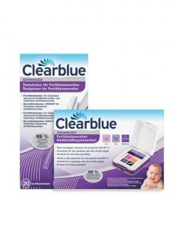 Clearblue ADVANCED -hedelmällisyysmonitori ja 20+4 testipuikot