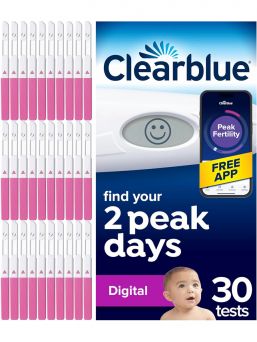 Clearblue Ovulaatiotesti Digital 30 kpl – Erittäin tarkka ovulaatiotesti raskauden suunnitteluun