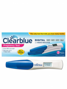 Raskaustesti Clearblue Digital viikkonäytöllä 2kpl