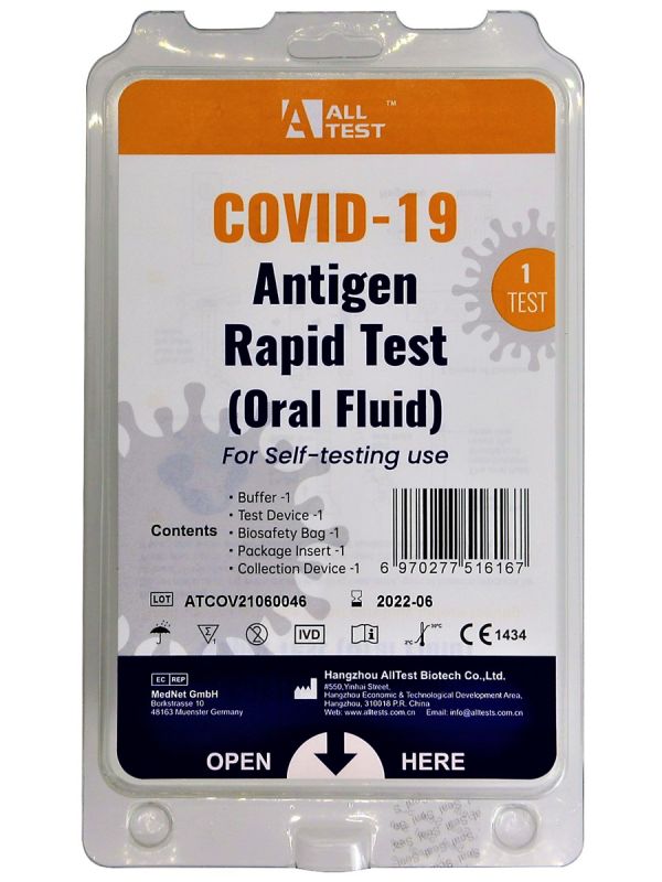 Helppokäyttöinen koronapikatesti kotikäyttöön. Kotitesti Covid -19 Antigen Rapid Test (oral Fluid). Korona oireita tai ei - koronapikatesti syljestä auttaa sinua selvittämään onko sinulla koronainfektio - tulos 15 min.