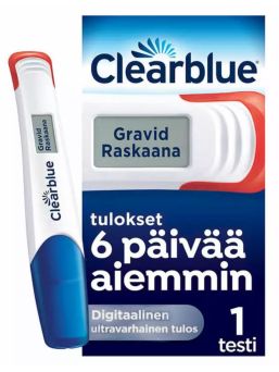 Digital Ultra Early Raskaustesti Clearblue - 1 kpl