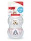 Nalle Puh NUK silikonitutti, 2-pack.