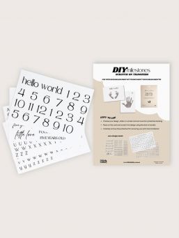 DIY Milestone Siirtokuvat – Tee itse vauvan kuukausi- ja vuosikuvat