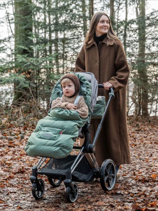 Done by Deer Winter lämmin vauvan lämpöpussi lastenvaunuihin ja rattaisiin – tuulenpitävä ja vettä hylkivä talvilämpöpussi.