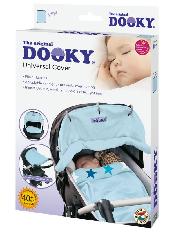 Dooky - vaunuverho, baby blue