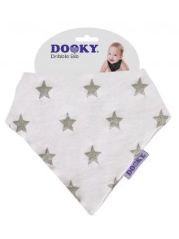 Dooky - vauvan kuolalappu, silver star
