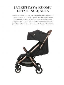 Maxi-Cosi Matkarattaat EVA, Black/Champagne