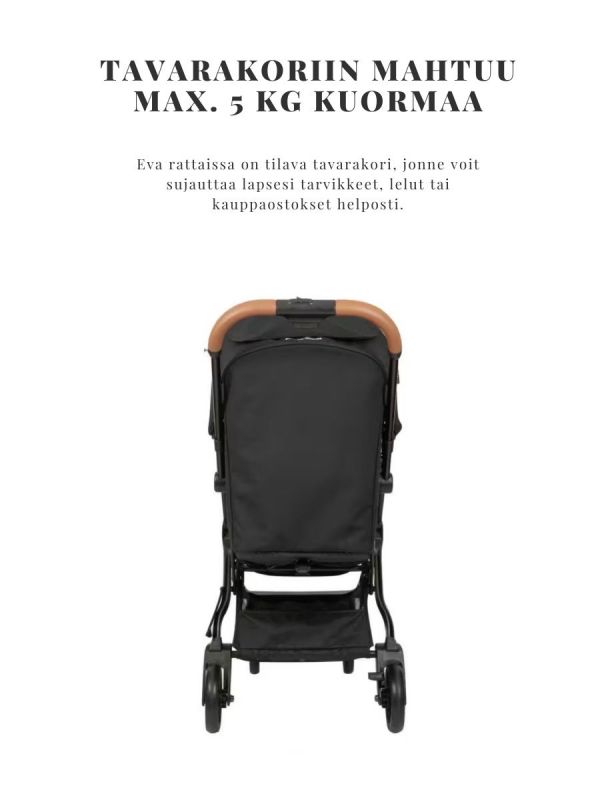 Maxi-Cosi Matkarattaat EVA, Essential Black