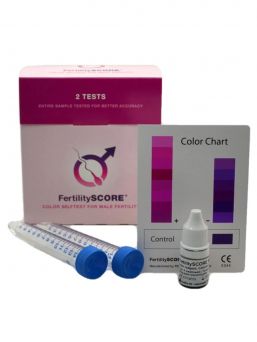 FERTILITYSCORE spermatesti miehelle, 2kpl