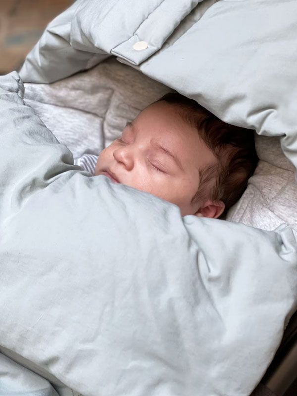Bebepod Airy lämpöpussi kevääseen ja syksyyn, Bondi Blue