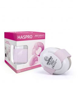 Haspro BABY lapsen 0-3 v kuulosuojaimet, pinkki