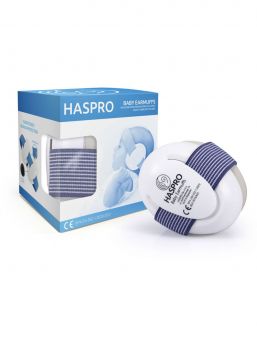 Haspro BABY lapsen 0-3 v kuulosuojaimet, sininen