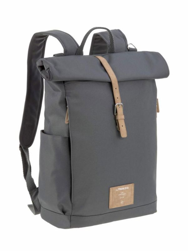 Lässig - Hoitolaukku Rolltop Backpack, Anthracite