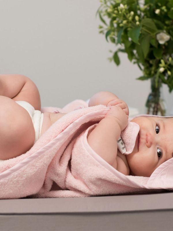 Huppupyyhe lapselle, pupunkorva pinkki
