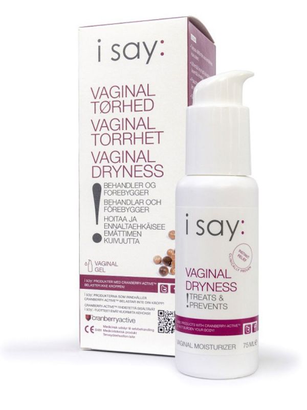 i say: Vaginal Dryness 75 ml – Kosteuttava geeli emättimen kuivuuteen ja ärsytykseen