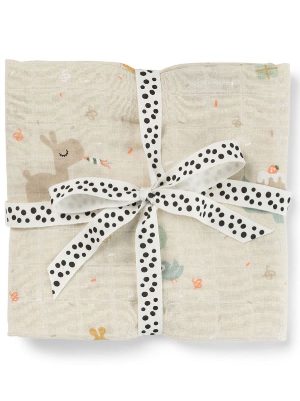 Iso harsoviltti 120x120 Celebration Sand - Done By Deer