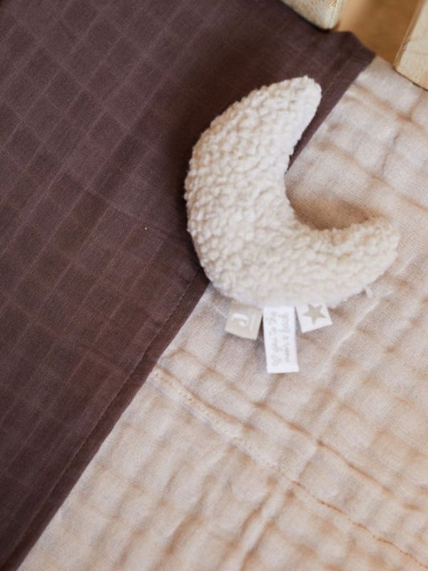Jollein pehmeä helistin kuu - Nougat