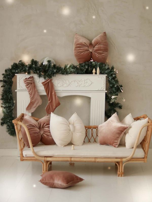 Joulurusetti tyyny, premium ecru