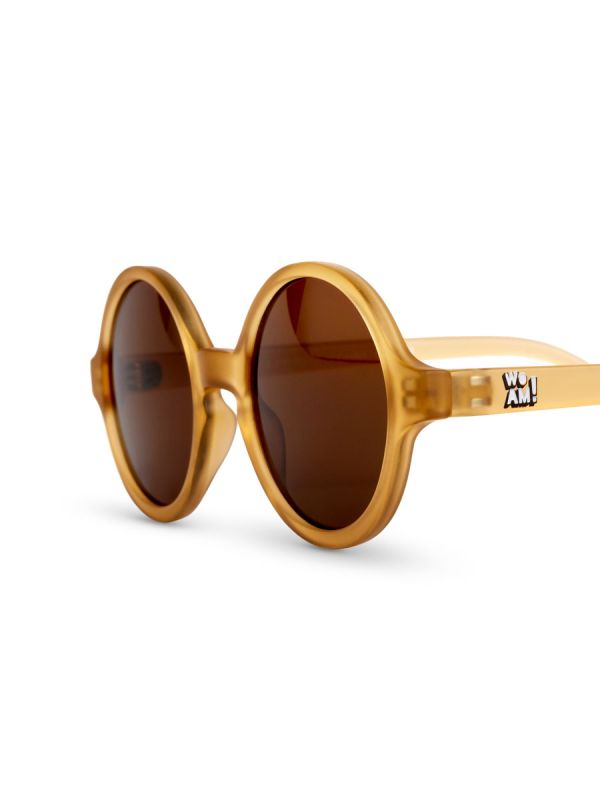 KiETLA WOAM lasten aurinkolasit 4-6 v – pyöreät UV400, brown