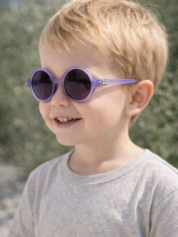 KiETLA WOAM lasten aurinkolasit 4-6v – pyöreät UV400, purple