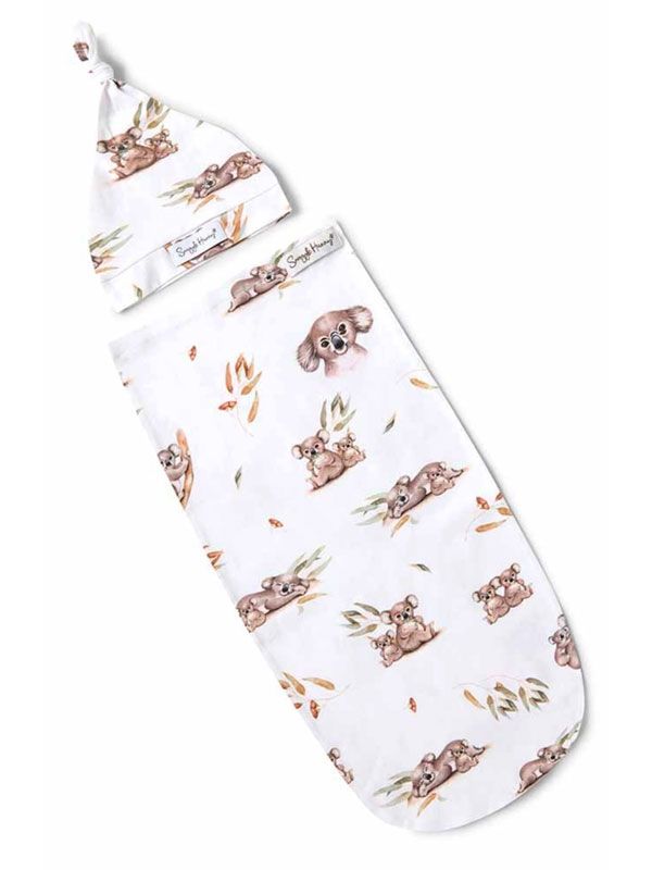 Snuggle Hunny Swaddelini kapalo ja myssy - koala