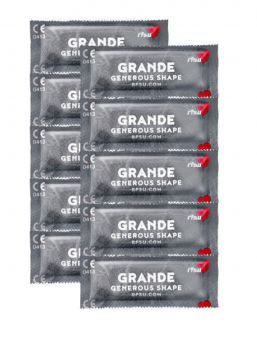 Kondomi Grande 10 kpl, tilavampi malli
