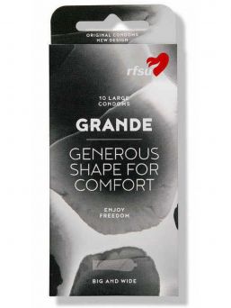 Kondomi Grande 10 kpl, tilavampi malli