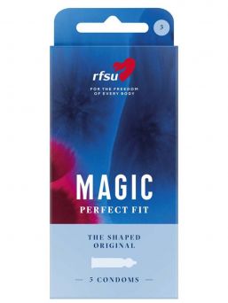 Kondomi Magic 5 kpl, anatomisesti muotoiltu