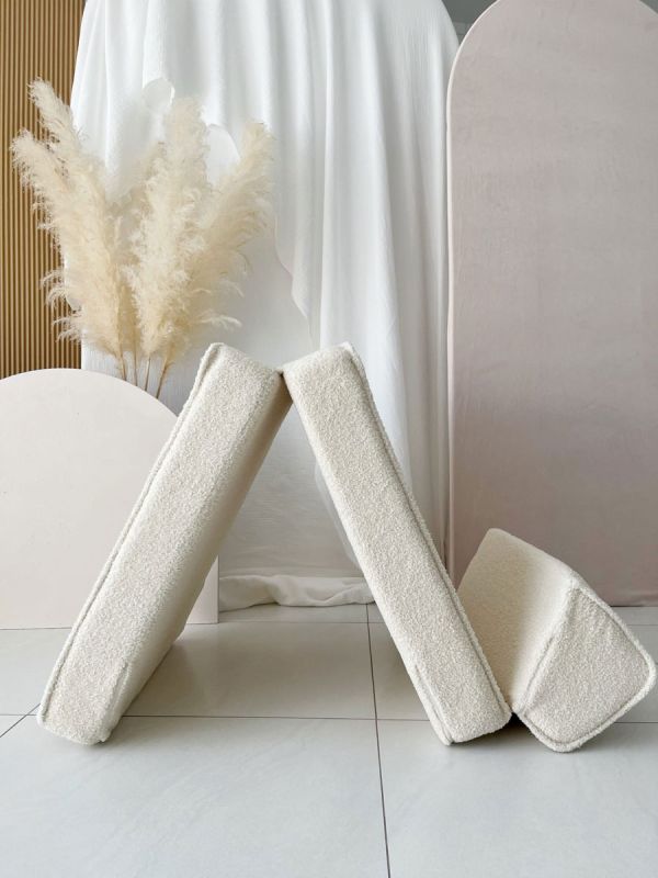 Lasten lepotuoli / sohva 3in1, Bouncle cream 