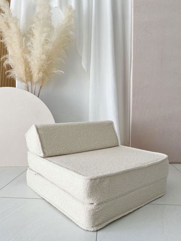 Lasten lepotuoli / sohva 3in1, Bouncle cream 