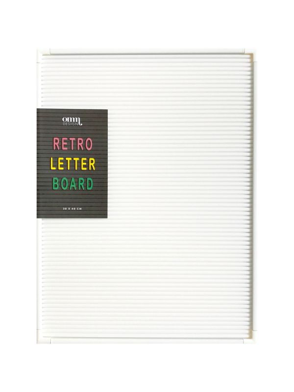 Letter Board kirjaintaulu (valkoinen)