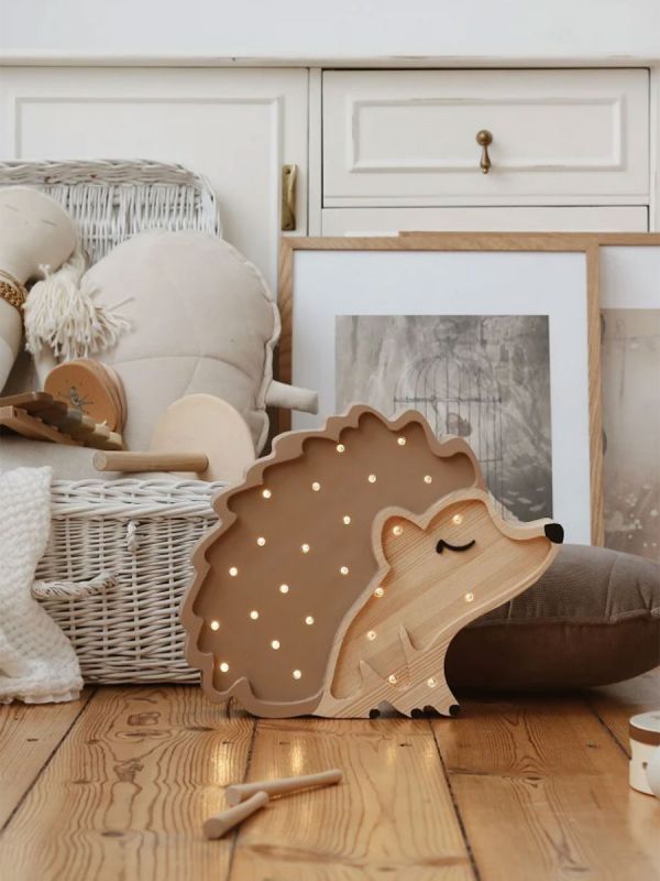 Little Lights Yövalo, Hedgehog Autumn Brown