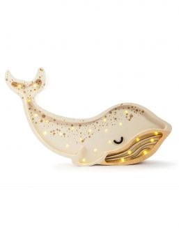 Little Lights Yövalo, Whale Albino White