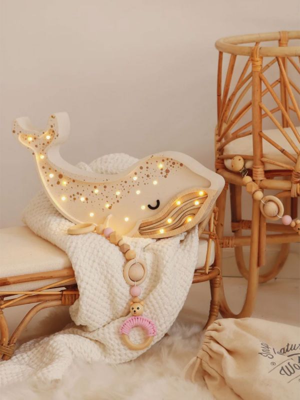 Little Lights Yövalo, Whale Albino White