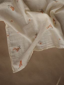 Luomupuuvillainen harso 3-Pack, flowers | MUSHIE